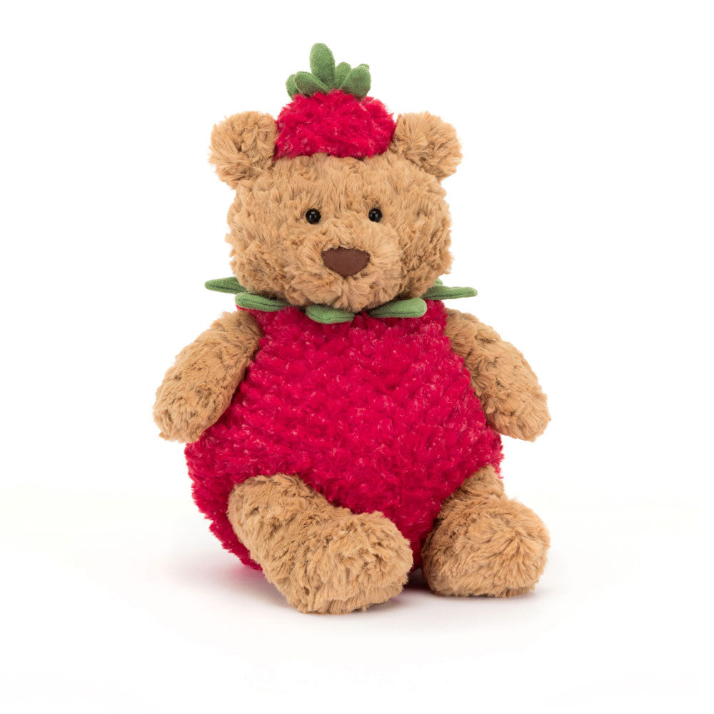 Bartholomew Bear Strawberry – Peekaboo and Company